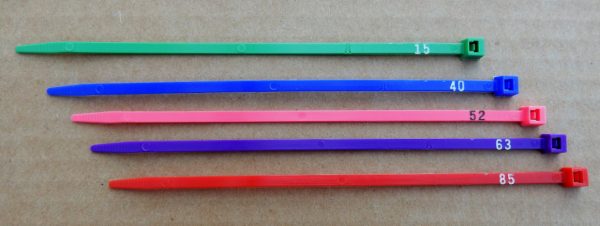 Numbered Zip Ties