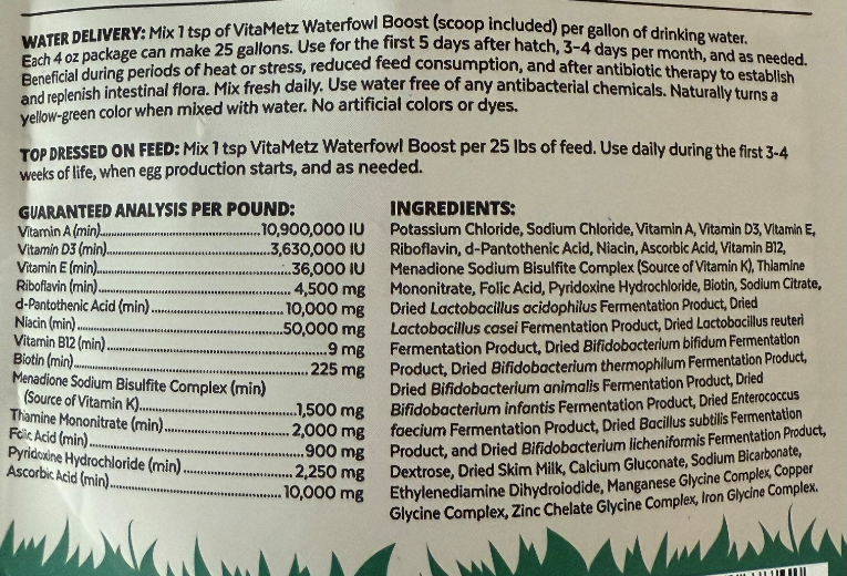 VitaMetz Waterfowl Boost - Image 6